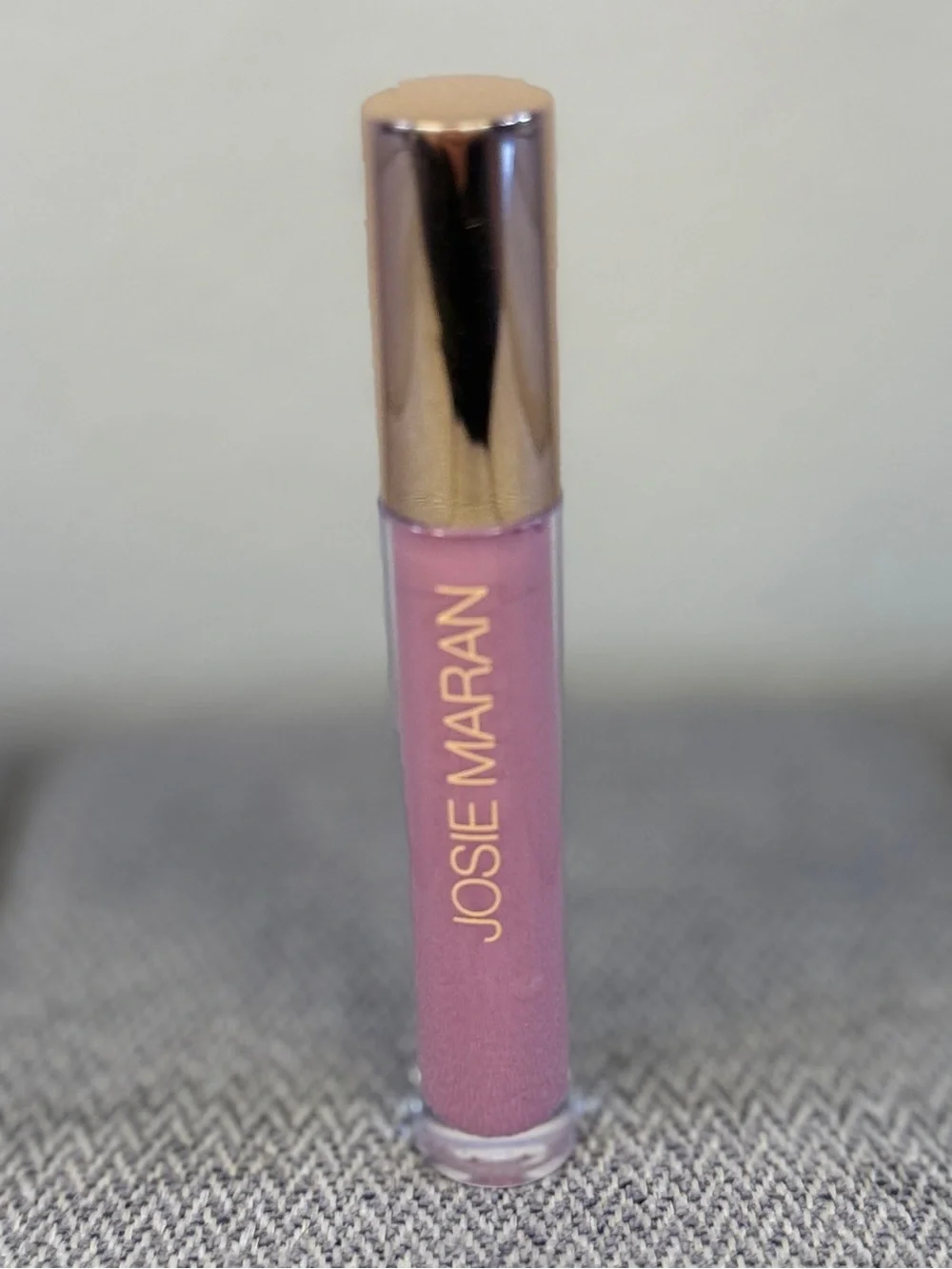 Josie Maran Lip Gloss in Pink Bloom, Argan Natural Volume